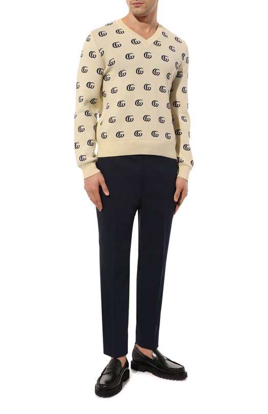 фото Хлопковые брюки gucci