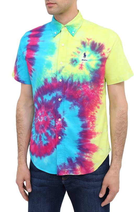 фото Хлопковая рубашка polo ralph lauren