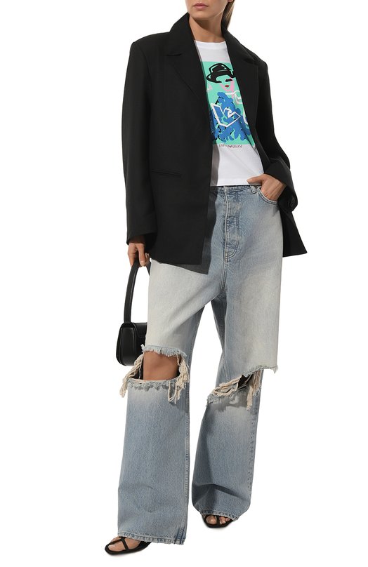 фото Хлопковая футболка emporio armani