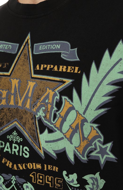 фото Хлопковая футболка balmain