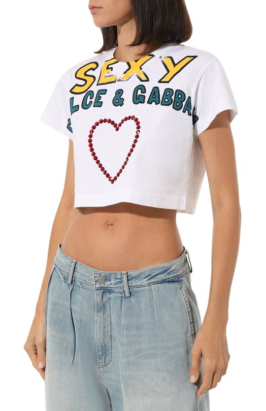 фото Хлопковая футболка dolce & gabbana