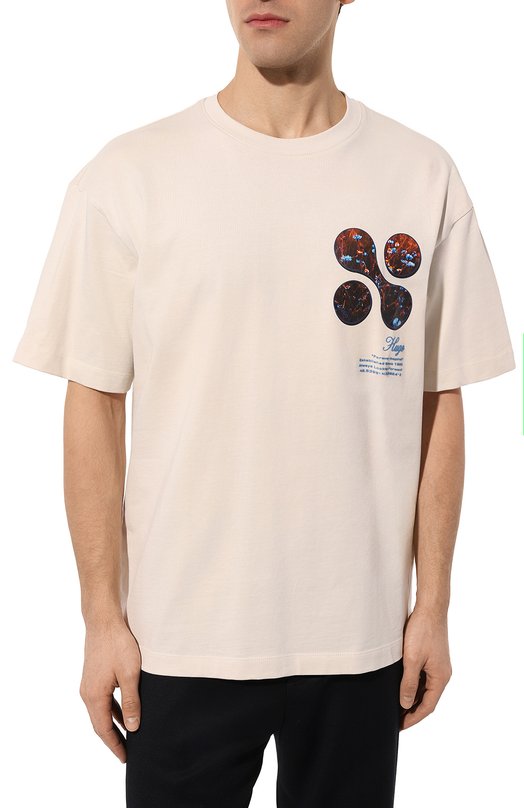 фото Хлопковая футболка hugo