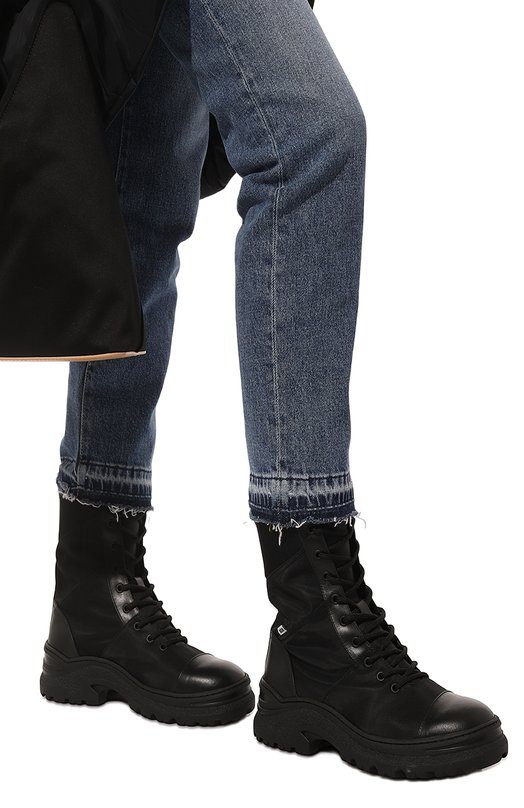 фото Комбинированные ботинки msgm