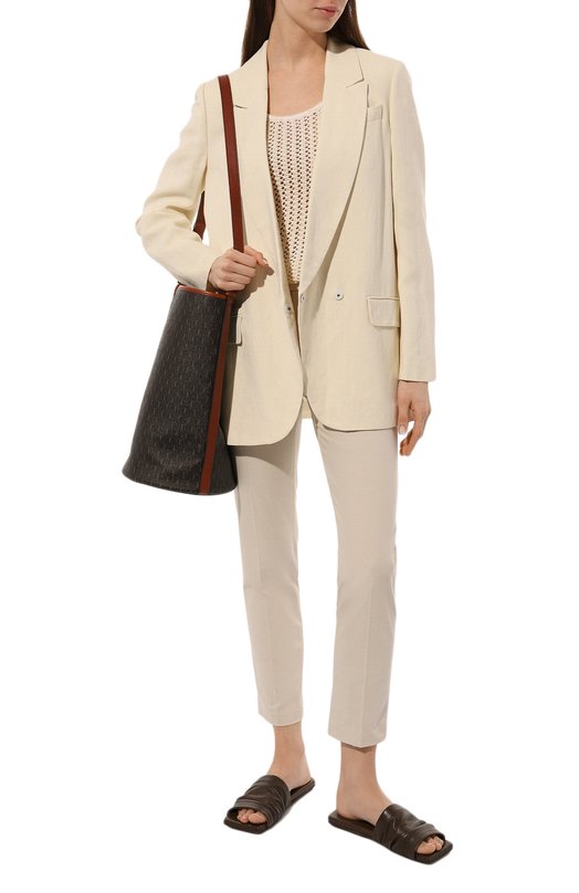 фото Хлопковые брюки brunello cucinelli