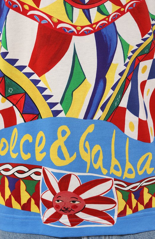 фото Хлопковая футболка dolce & gabbana