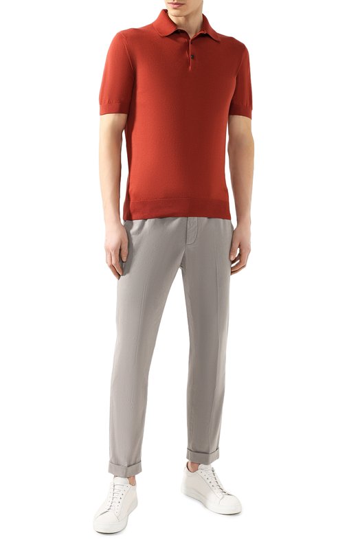 фото Хлопковое поло ermenegildo zegna