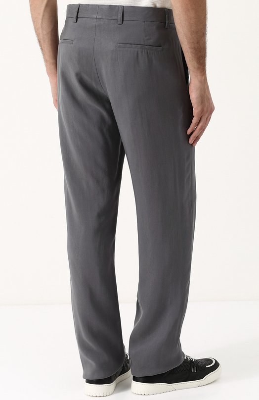 фото Брюки из вискозы прямого кроя giorgio armani