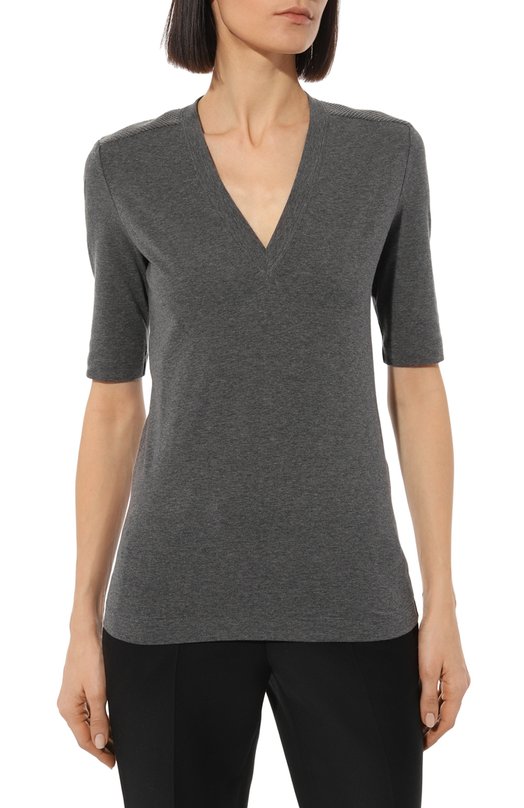 фото Хлопковая футболка brunello cucinelli