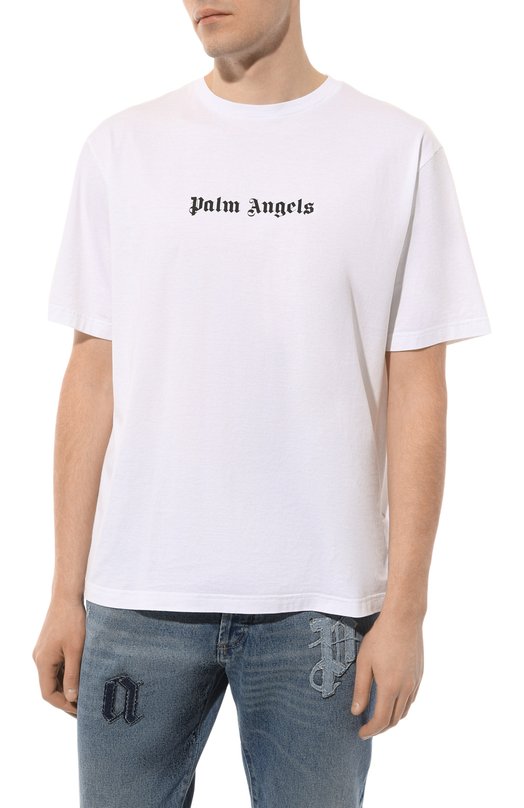 фото Хлопковая футболка palm angels