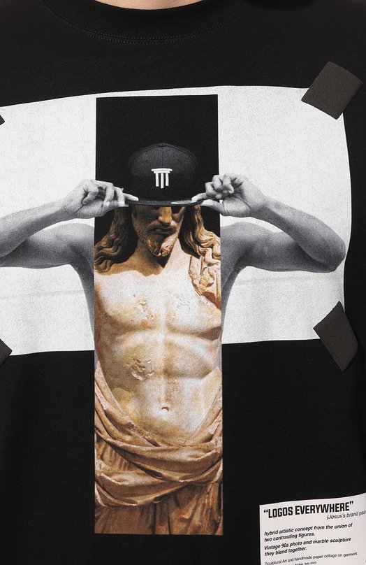 фото Хлопковая футболка diego venturino