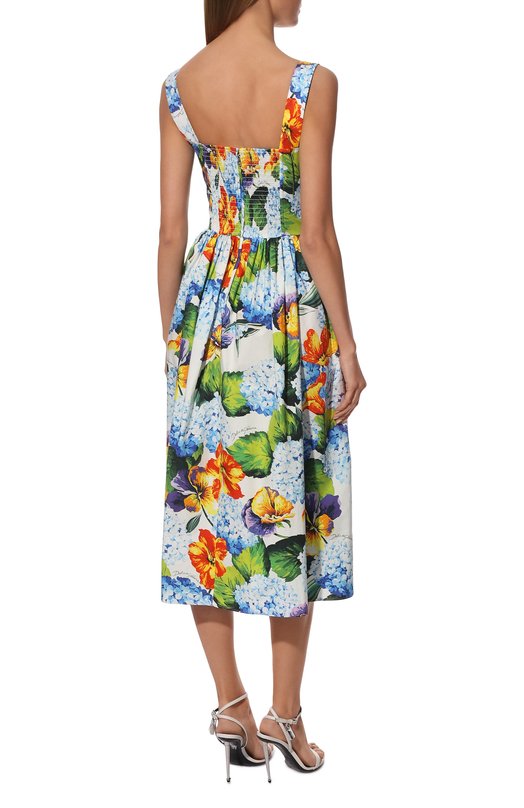 фото Хлопковое платье dolce & gabbana