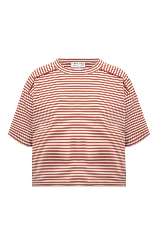 фото Хлопковая футболка brunello cucinelli