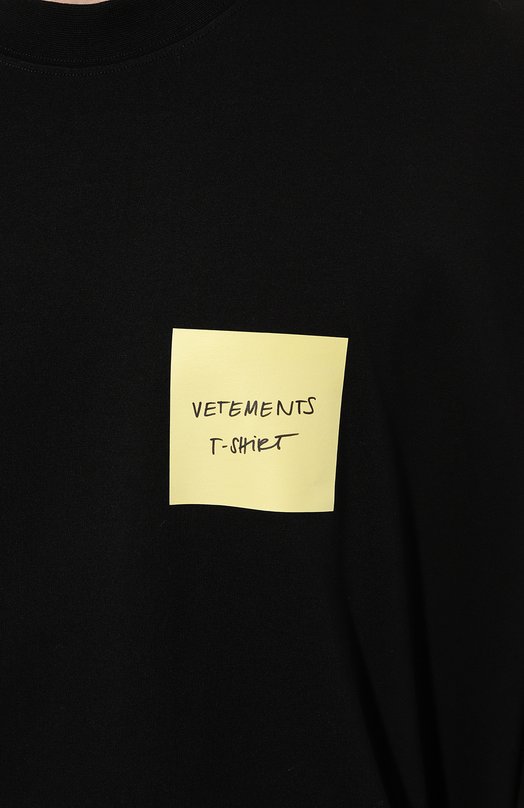 фото Хлопковая футболка vetements