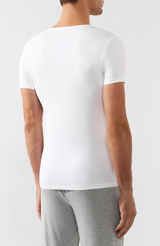 фото Футболка из хлопка и вискозы zimmerli