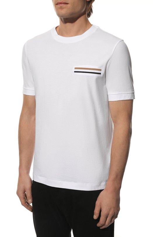 фото Хлопковая футболка boss