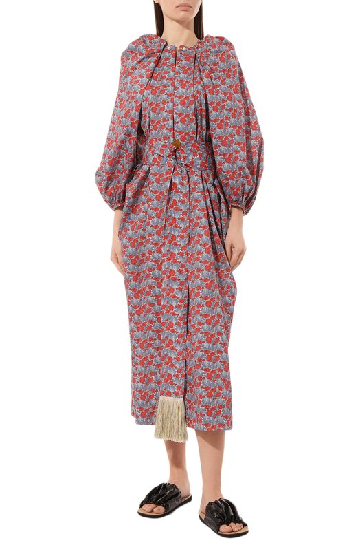 фото Хлопковое платье nackiye