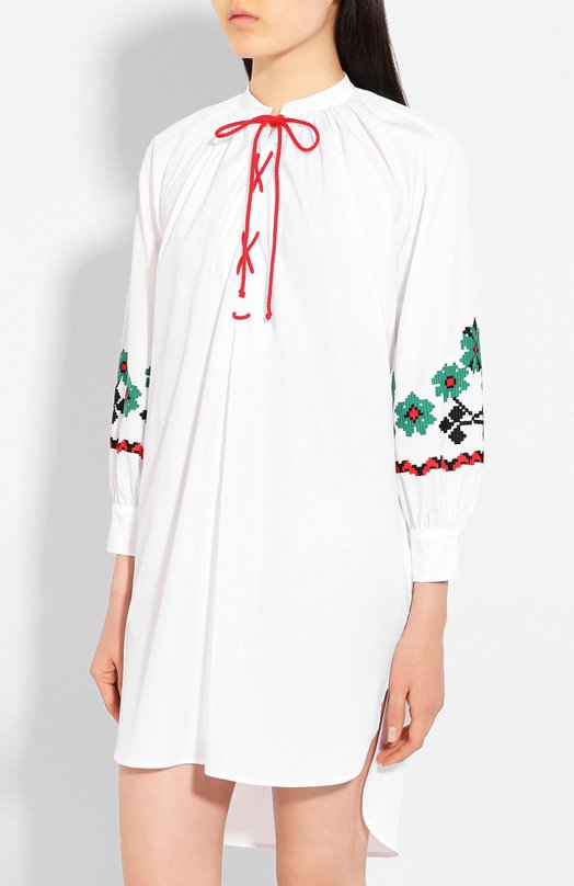 фото Хлопковое платье miu miu