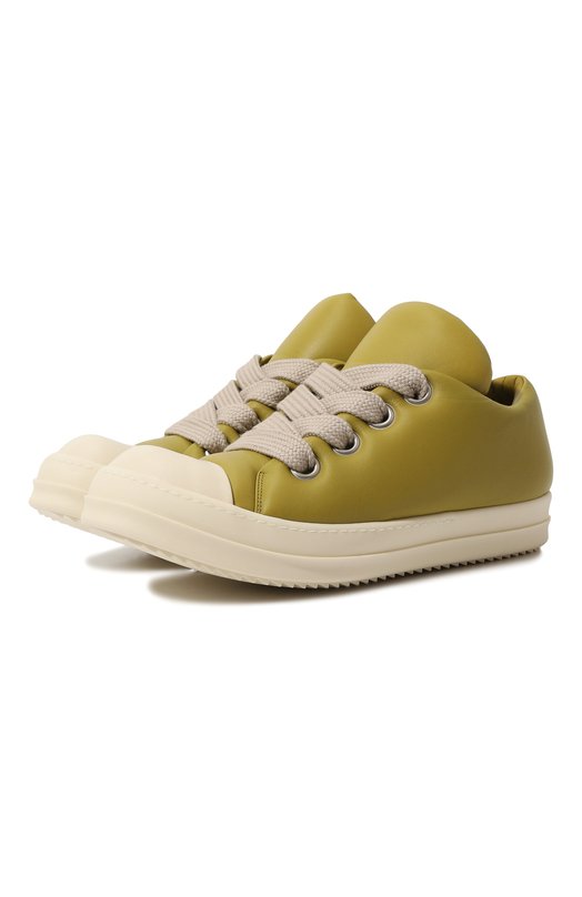 фото Кожаные кеды luxor jumbo padded low rick owens