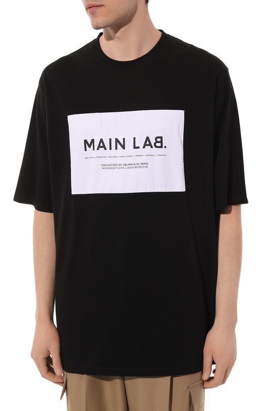 фото Хлопковая футболка balmain