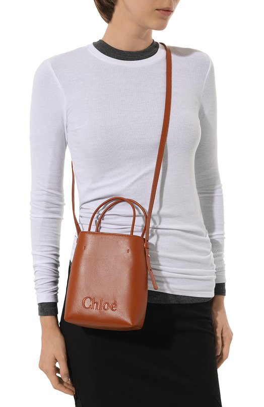 фото Сумка-тоут chloé sense chloé