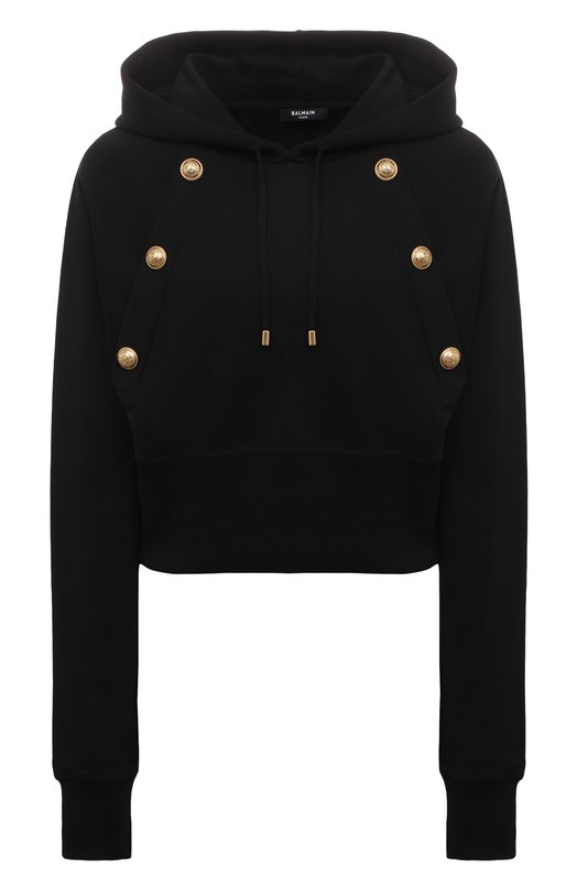фото Хлопковое худи balmain