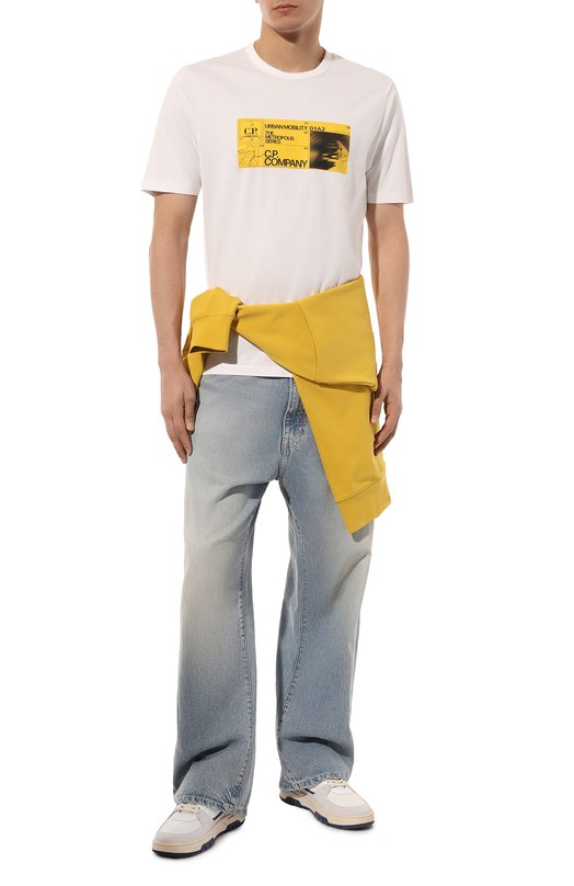 фото Хлопковая футболка c.p. company