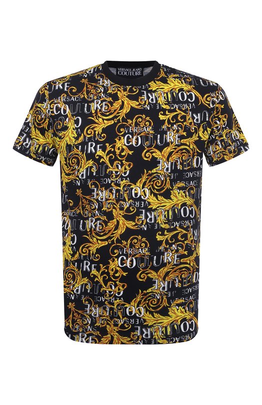 фото Хлопковая футболка versace jeans couture