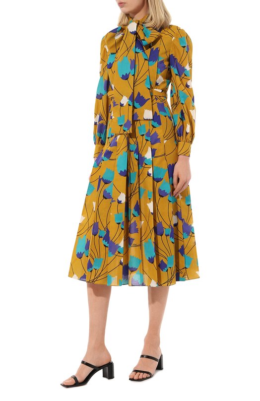 фото Платье изо льна и хлопка gucci