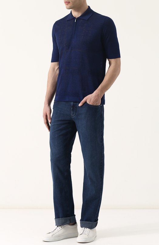 фото Джинсы прямого кроя zilli