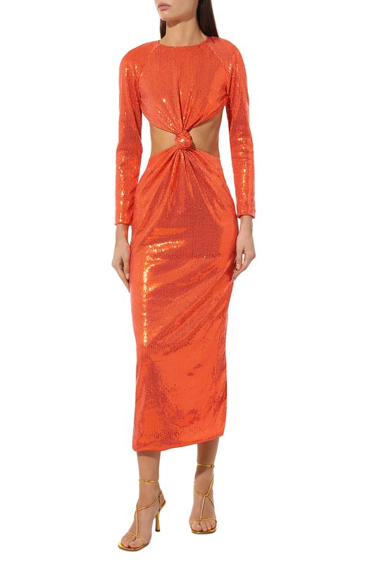 фото Платье с отделкой пайетками sasha kim