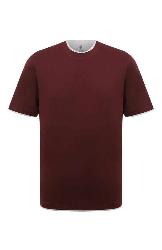 фото Хлопковая футболка brunello cucinelli