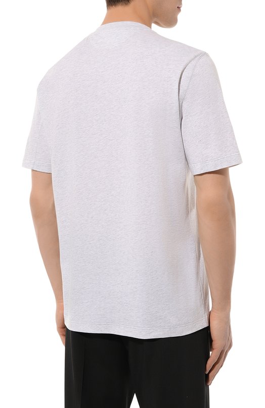 фото Хлопковая футболка brunello cucinelli