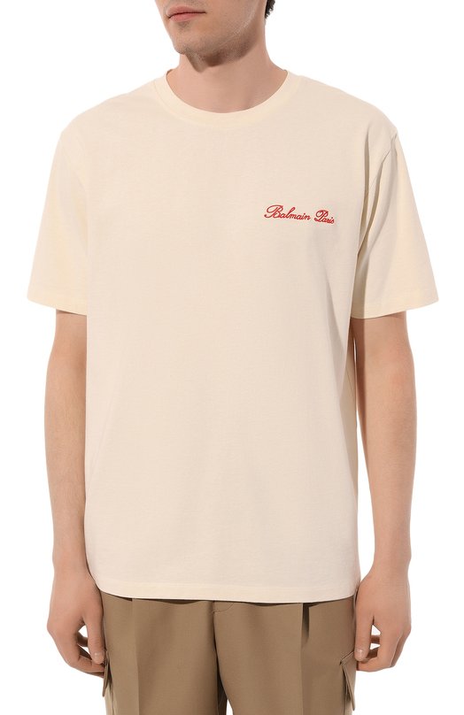 фото Хлопковая футболка balmain