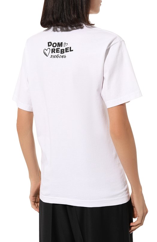 фото Хлопковая футболка domrebel