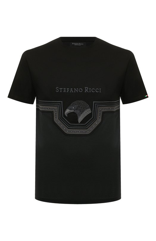 фото Хлопковая футболка stefano ricci