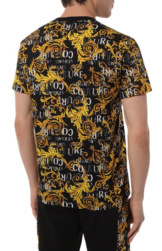 фото Хлопковая футболка versace jeans couture