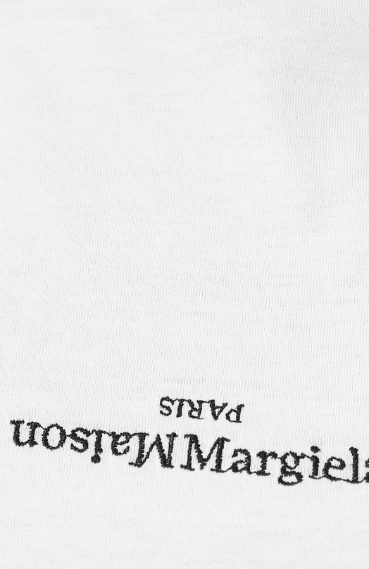 фото Хлопковая футболка maison margiela