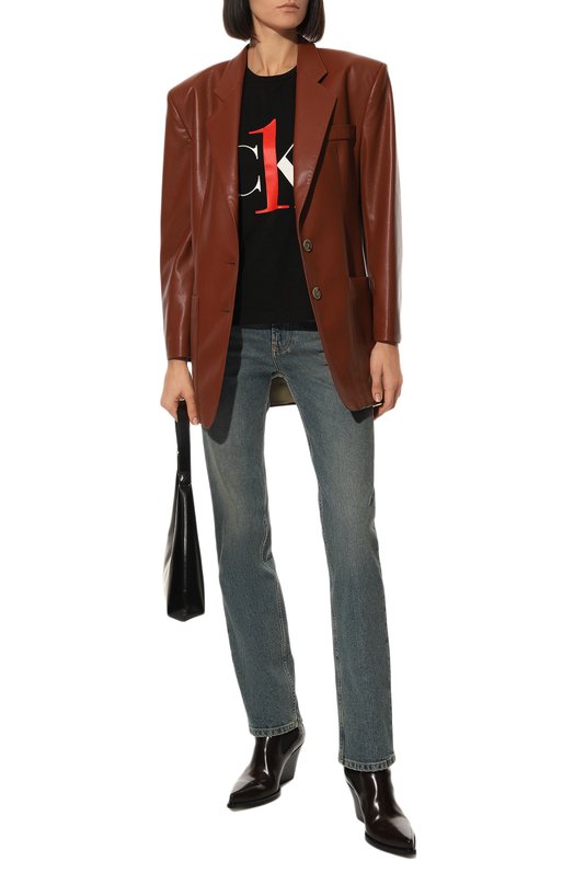 фото Хлопковая футболка calvin klein