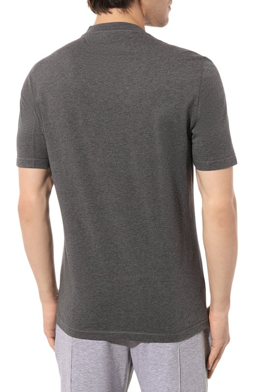 фото Хлопковая футболка brunello cucinelli