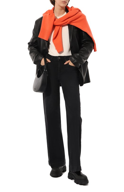 фото Кожаные ботинки ganni