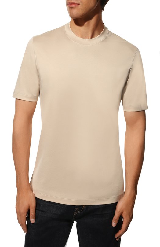 фото Хлопковая футболка brunello cucinelli