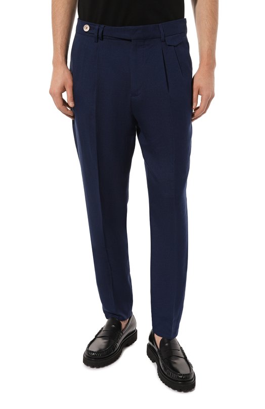 фото Брюки из шерсти и льна brunello cucinelli