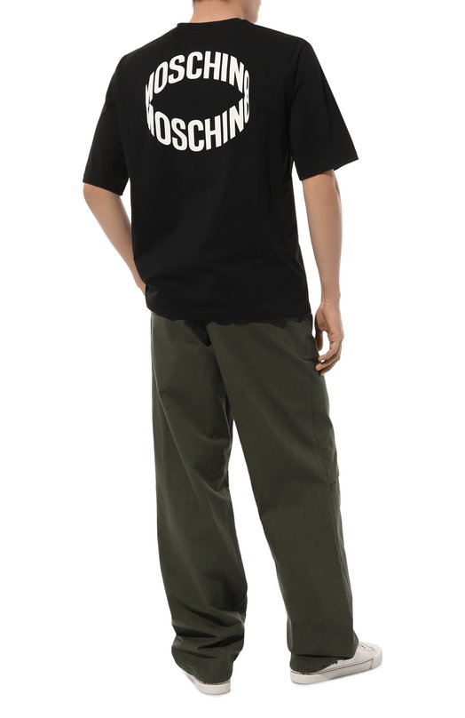 фото Хлопковая футболка moschino