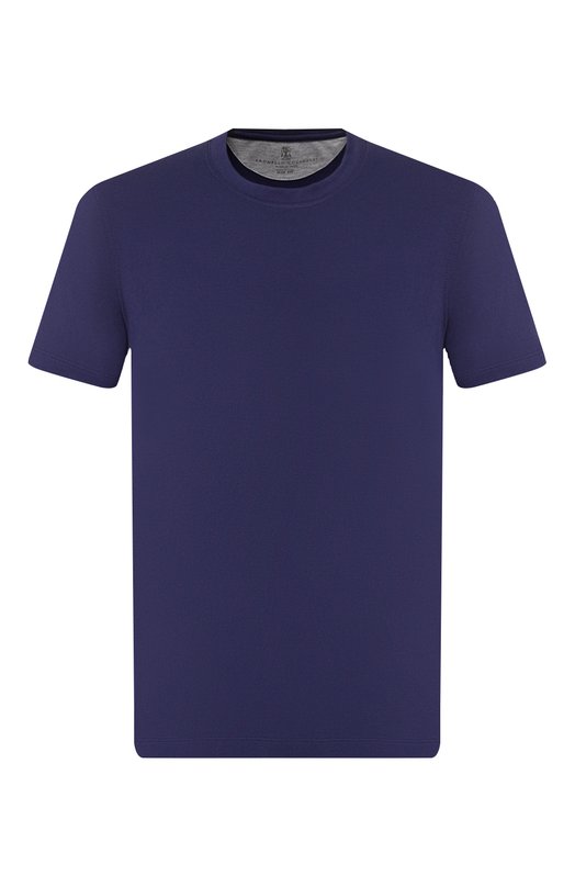 фото Хлопковая футболка brunello cucinelli