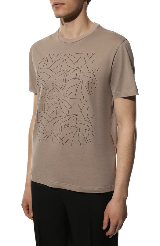 фото Хлопковая футболка brioni