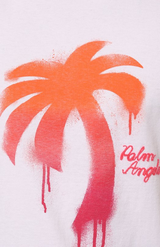 фото Хлопковая футболка palm angels