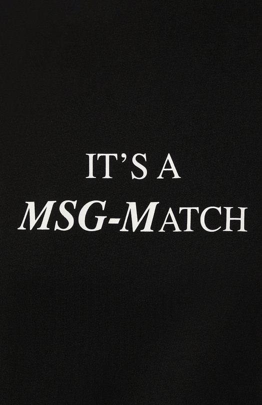 фото Хлопковая футболка msgm