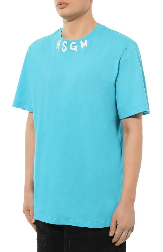 фото Хлопковая футболка msgm