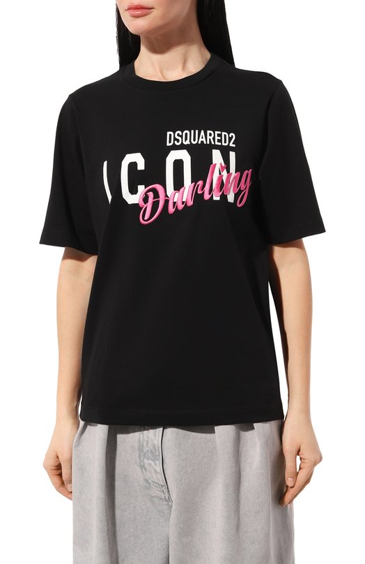 фото Хлопковая футболка dsquared2