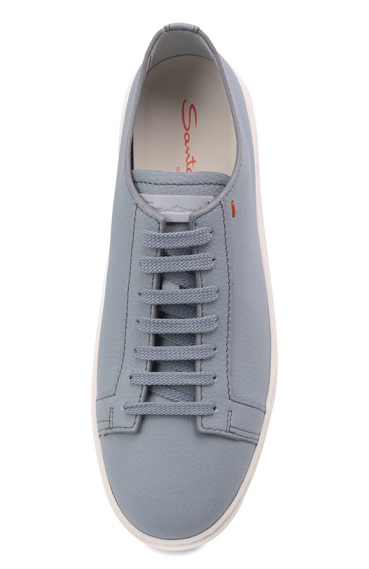 фото Кожаные кеды santoni